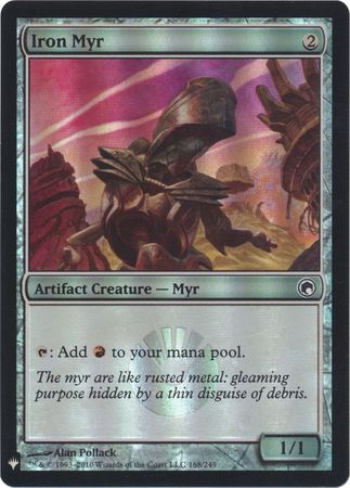 Iron Myr Foil Mystery Booster Mystery Booster Singles Iron Myr Foil Mystery Booster Mystery Booster Singles