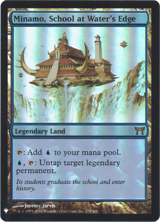 Minamo School at Water s Edge Foil Mystery Booster Minamo School at Water s Edge Foil Mystery Booster