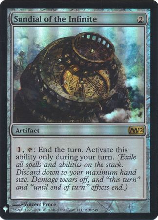 Sundial of the Infinite Foil Mystery Booster Sundial of the Infinite Foil Mystery Booster