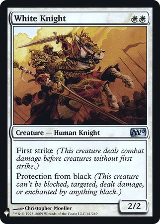 White Knight Foil Mystery Booster Mystery Booster Singles White Knight Foil Mystery Booster Mystery Booster Singles