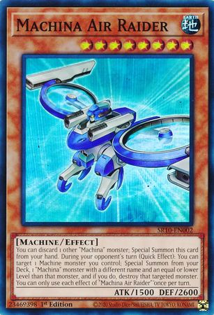 SR10-EN004 Machina Fortress1st Edition CommonYuGiOh Trading Card Game TCG 
