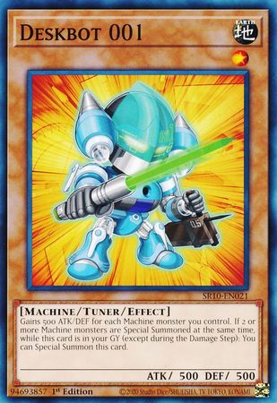 Deskbot 001 SR10 EN021 Common 1st Edition Structure Deck Mechanized Madness 1st Edition Singles Deskbot 001 SR10 EN021 Common 1st Edition Structure Deck Mechanized Madness 1st Edition Singles