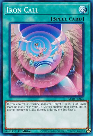 Iron Call SR10 EN026 Common 1st Edition Iron Call SR10 EN026 Common 1st Edition