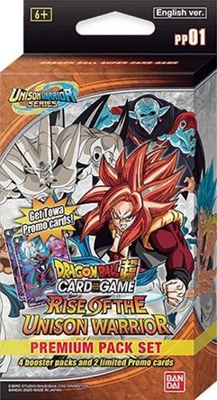 Dragon Ball Super UW Series 1 Rise of the Unison Warrior Premium Pack Bandai Dragon Ball Super Sealed Product Dragon Ball Super UW Series 1 Rise of the Unison Warrior Premium Pack Bandai Dragon Ball Super Sealed Product