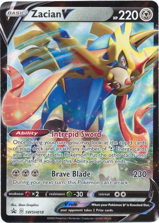 Zacian V-UNION SWSH163/298 - SWSH Black Star Promos Holofoil