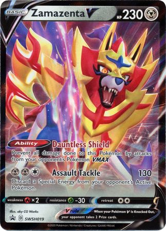 Auction Prices Realized Tcg Cards 2020 Pokemon Sword & Shield Zamazenta V