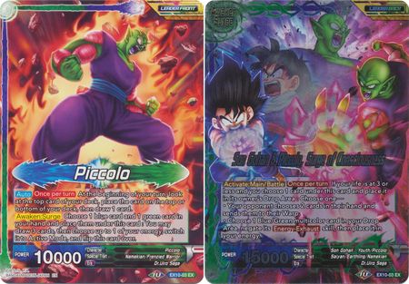 Piccolo Son Gohan Piccolo Surge of Consciousness EX10 03 Foil Expansion Rare DBS Expansion Set 10 Namekian Surge EX10 Piccolo Son Gohan Piccolo Surge of Consciousness EX10 03 Foil Expansion Rare DBS Expansion Set 10 Namekian Surge EX10