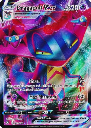 Dragapult VMAX 093/192 Full Art Ultra Rare Rebel Clash Pokemon TCG Near Mint 