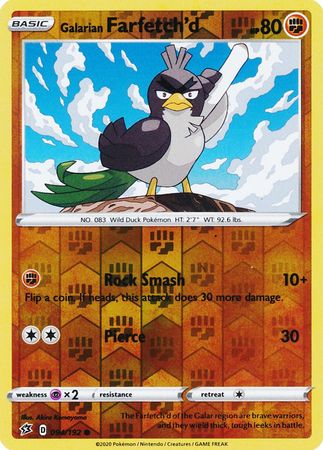 Farfetch'd de galar 94/ Carta pokemon tcg