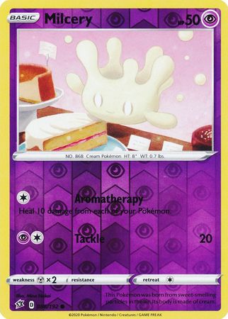 NM Milcery 086/192 Rebel Clash Common Reverse Holo Pokemon Card 