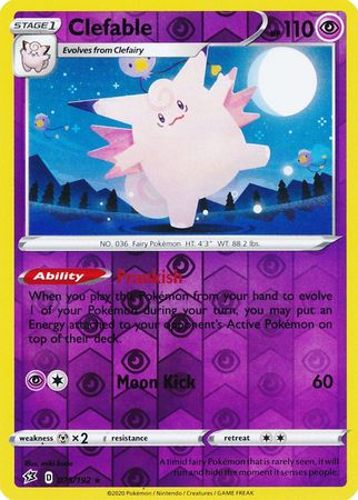 Clefable 075 192 Holo Rare Reverse Holo Sword Shield Rebel Clash Reverse Holo Singles Clefable 075 192 Holo Rare Reverse Holo Sword Shield Rebel Clash Reverse Holo Singles