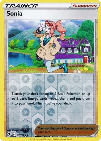 Details about   Pokemon TCG Sword And Shield Rebel Clash Trainer Sonia Uncommon Card 167/192 