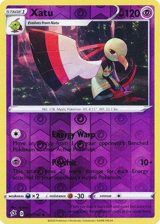 Xatu 29/108 Roaring Skies Reverse Holo Mint Pokemon Card