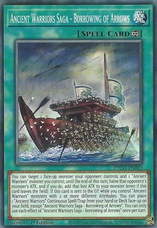 Ancient Warriors Saga Borrowing of Arrows ETCO EN069 Common 1st Edition Eternity Code 1st Edition Singles Ancient Warriors Saga Borrowing of Arrows ETCO EN069 Common 1st Edition Eternity Code 1st Edition Singles
