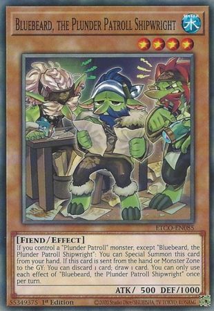 Bluebeard the Plunder Patroll Shipwright ETCO EN085 Common 1st Edition Eternity Code 1st Edition Singles Bluebeard the Plunder Patroll Shipwright ETCO EN085 Common 1st Edition Eternity Code 1st Edition Singles