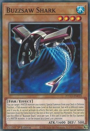 Buzzsaw Shark ETCO EN019 Common 1st Edition Buzzsaw Shark ETCO EN019 Common 1st Edition