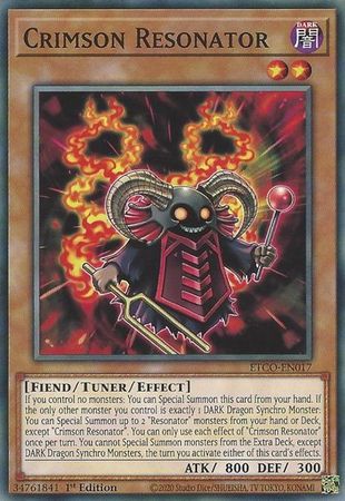 Crimson Resonator ETCO EN017 Common 1st Edition Eternity Code 1st Edition Singles Crimson Resonator ETCO EN017 Common 1st Edition Eternity Code 1st Edition Singles