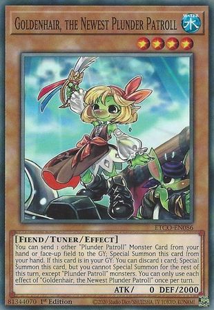 Goldenhair the Newest Plunder Patroll ETCO EN086 Common 1st Edition Eternity Code 1st Edition Singles Goldenhair the Newest Plunder Patroll ETCO EN086 Common 1st Edition Eternity Code 1st Edition Singles