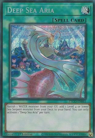 Deep Sea Aria ETCO EN061 Secret Rare 1st Edition Eternity Code 1st Edition Singles Deep Sea Aria ETCO EN061 Secret Rare 1st Edition Eternity Code 1st Edition Singles