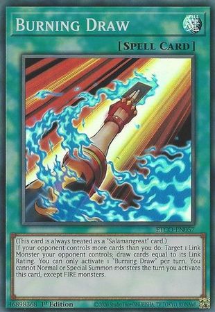Burning Draw ETCO EN057 Super Rare 1st Edition Eternity Code 1st Edition Singles Burning Draw ETCO EN057 Super Rare 1st Edition Eternity Code 1st Edition Singles