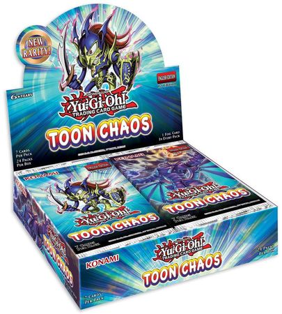 Toon Chaos Booster Box of 24 1st Edition Packs Yugioh Toon Chaos Booster Box of 24 1st Edition Packs Yugioh