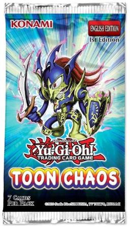 SEALED YuGiOh Toon Chaos 1st Edition Booster Blister Pack 