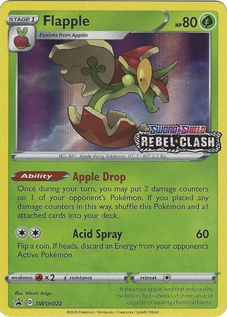 Flapple - Pokemon Sword & Shield Promos - Pokemon | TrollAndToad