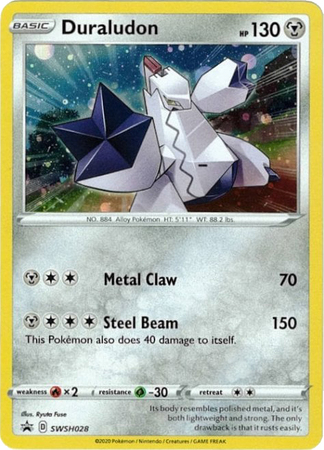 Duraludon SWSH028 Holo Promo Pokemon Sword Shield Promos Duraludon SWSH028 Holo Promo Pokemon Sword Shield Promos
