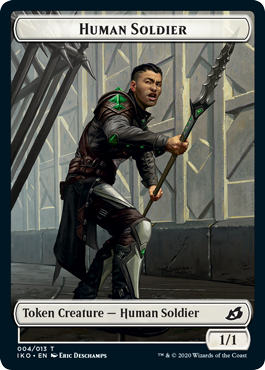 Human Soldier Token 004 013 IKO Ikoria Lair of Behemoths Singles Human Soldier Token 004 013 IKO Ikoria Lair of Behemoths Singles