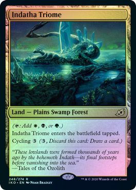 Indatha Triome 248 274 Foil Ikoria Lair of Behemoths Foil Singles Indatha Triome 248 274 Foil Ikoria Lair of Behemoths Foil Singles