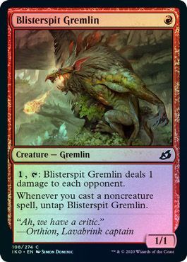 Blisterspit Gremlin 108 274 Foil Ikoria Lair of Behemoths Foil Singles Blisterspit Gremlin 108 274 Foil Ikoria Lair of Behemoths Foil Singles