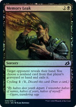 Memory Leak 095 274 Foil Ikoria Lair of Behemoths Foil Singles Memory Leak 095 274 Foil Ikoria Lair of Behemoths Foil Singles