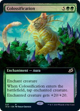 Colossification 327 Extended Art Foil Ikoria Lair of Behemoths Foil Singles Colossification 327 Extended Art Foil Ikoria Lair of Behemoths Foil Singles