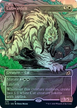 Cubwarden 279 Alternate Art Borderless Showcase Foil Ikoria Lair of Behemoths Foil Singles Cubwarden 279 Alternate Art Borderless Showcase Foil Ikoria Lair of Behemoths Foil Singles
