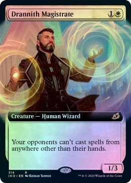 Drannith Magistrate 314 Extended Art Foil Ikoria Lair of Behemoths Collector Booster Singles Drannith Magistrate 314 Extended Art Foil Ikoria Lair of Behemoths Collector Booster Singles