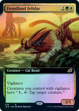 Frondland Felidar 334 Extended Art Foil Ikoria Lair of Behemoths Collector Booster Singles Frondland Felidar 334 Extended Art Foil Ikoria Lair of Behemoths Collector Booster Singles