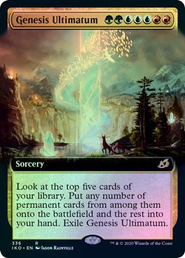 Genesis Ultimatum 336 Extended Art Foil Ikoria Lair of Behemoths Foil Singles Genesis Ultimatum 336 Extended Art Foil Ikoria Lair of Behemoths Foil Singles