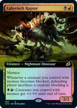 Labyrinth Raptor 339 Extended Art Foil Ikoria Lair of Behemoths Foil Singles Labyrinth Raptor 339 Extended Art Foil Ikoria Lair of Behemoths Foil Singles