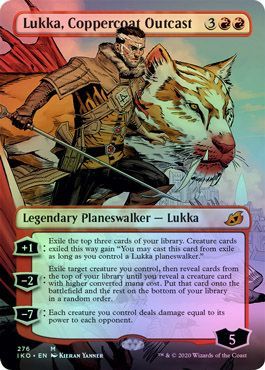 Lukka Coppercoat Outcast 276 Alternate Art Borderless Showcase Foil Ikoria Lair of Behemoths Foil Singles Lukka Coppercoat Outcast 276 Alternate Art Borderless Showcase Foil Ikoria Lair of Behemoths Foil Singles