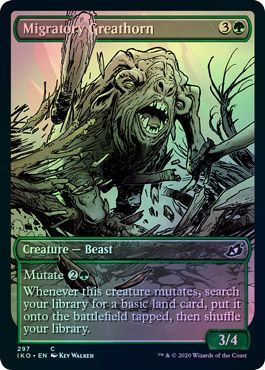 Migratory Greathorn 297 Alternate Art Showcase Foil Migratory Greathorn 297 Alternate Art Showcase Foil