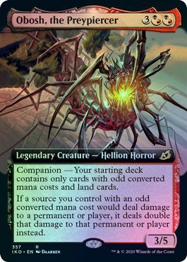 Obosh the Preypiercer 357 Extended Art Foil Ikoria Lair of Behemoths Collector Booster Singles Obosh the Preypiercer 357 Extended Art Foil Ikoria Lair of Behemoths Collector Booster Singles