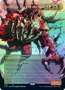 Snapdax Apex of the Hunt 306 Alternate Art Borderless Showcase Foil Ikoria Lair of Behemoths Collector Booster Singles Snapdax Apex of the Hunt 306 Alternate Art Borderless Showcase Foil Ikoria Lair of Behemoths Collector Booster Singles