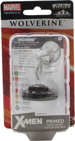 Wolverine 001 Deep Cuts Unpainted Marvel Heroclix WZK73986 Wolverine 001 Deep Cuts Unpainted Marvel Heroclix WZK73986