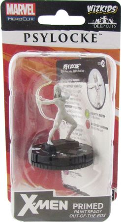 Psylocke 009 Deep Cuts Unpainted Marvel Heroclix WZK74005 Psylocke 009 Deep Cuts Unpainted Marvel Heroclix WZK74005