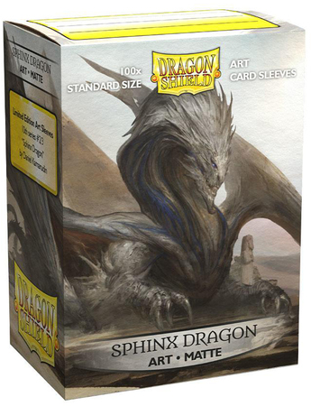 Dragon Shield Matte Sphinx Dragon Art 100ct Standard Sized Sleeves AT 12053 Sleeves Dragon Shield Matte Sphinx Dragon Art 100ct Standard Sized Sleeves AT 12053 Sleeves