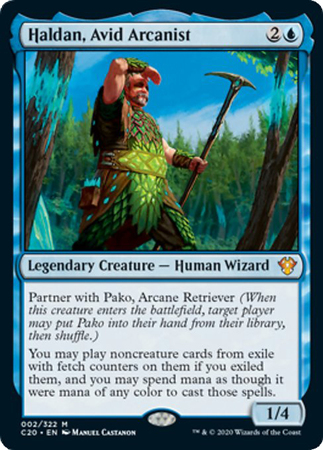 Haldan Avid Arcanist 002 322 Commander 2020 Singles Haldan Avid Arcanist 002 322 Commander 2020 Singles