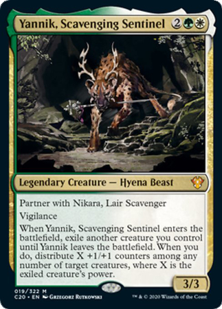 Yannik Scavenging Sentinel 019 322 Commander 2020 Singles Yannik Scavenging Sentinel 019 322 Commander 2020 Singles