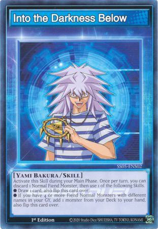 Into the Darkness Below SS05 ENS02 Common 1st Edition Speed Duel Starter Decks Twisted Nightmares Singles Into the Darkness Below SS05 ENS02 Common 1st Edition Speed Duel Starter Decks Twisted Nightmares Singles