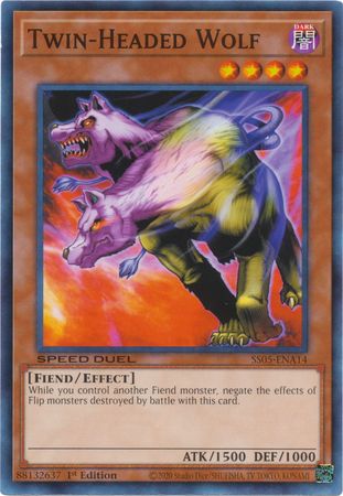 Twin Headed Wolf SS05 ENA14 Common 1st Edition Twin Headed Wolf SS05 ENA14 Common 1st Edition