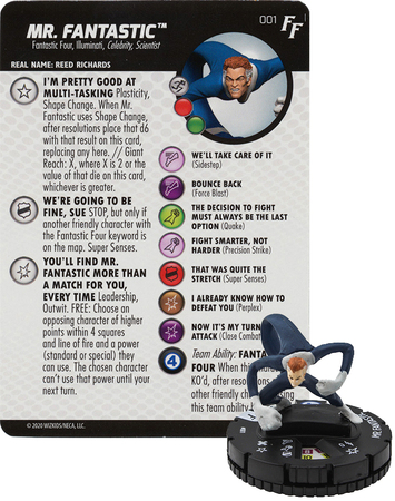 Mr Fantastic 001 Fantastic Four Cosmic Clash Starter Set Heroclix Marvel Fantastic Four Cosmic Clash Starter Set Mr Fantastic 001 Fantastic Four Cosmic Clash Starter Set Heroclix Marvel Fantastic Four Cosmic Clash Starter Set